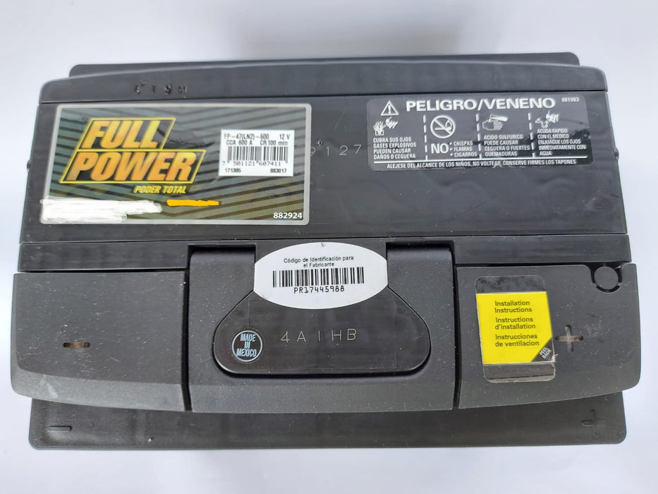  Bateria 47-600 Full Power Varias Aplicaciones Precio A Cambio