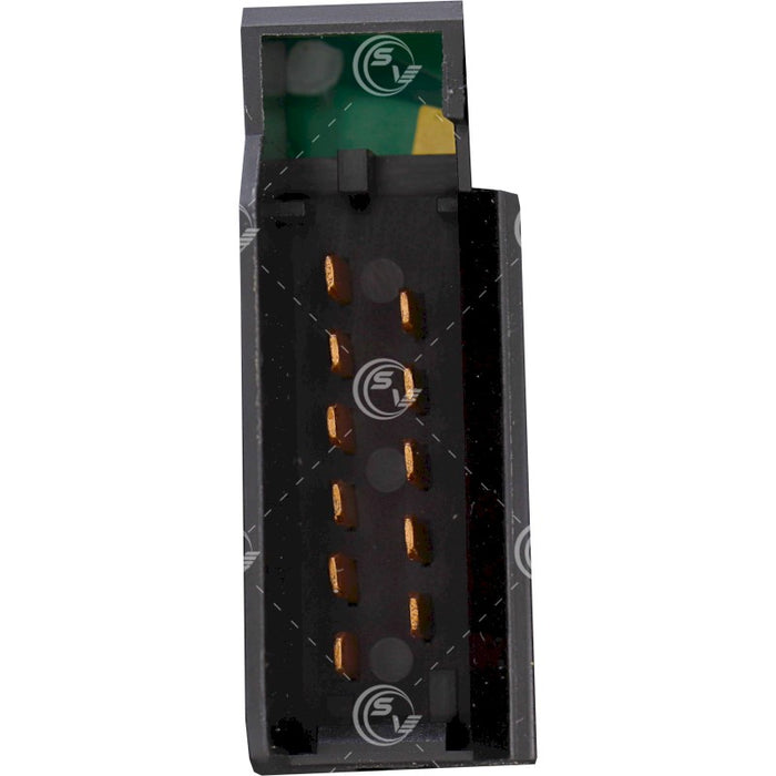 Palanca de Direccionales y Limpiadores marca Dynamic para Ford Fiesta, Ikon, Ka, Courier y Ecosport. Tiene 22 terminales (pines).