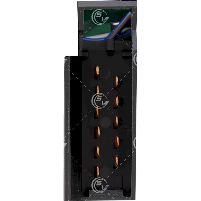 Palanca de Direccionales y Limpiadores marca Dynamic para Ford Fiesta, Ikon, Ka, Courier y Ecosport. Tiene 22 terminales (pines).