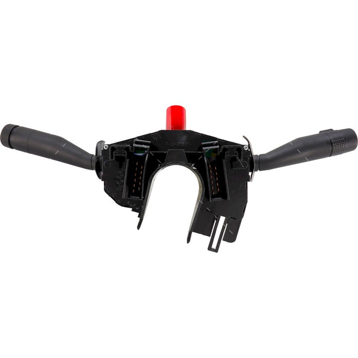 Palanca de Direccionales y Limpiadores marca Dynamic para Ford Fiesta, Ikon, Ka, Courier y Ecosport. Tiene 22 terminales (pines).