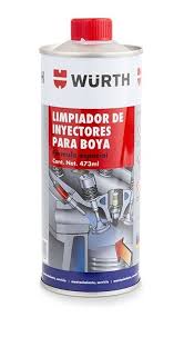 LIMPIADOR DE INYECTORES PARA BOYA WURTH ELIMINA RECIDUOS DE CARBON CORROSION Y BARNICES BOTELLA 400ML