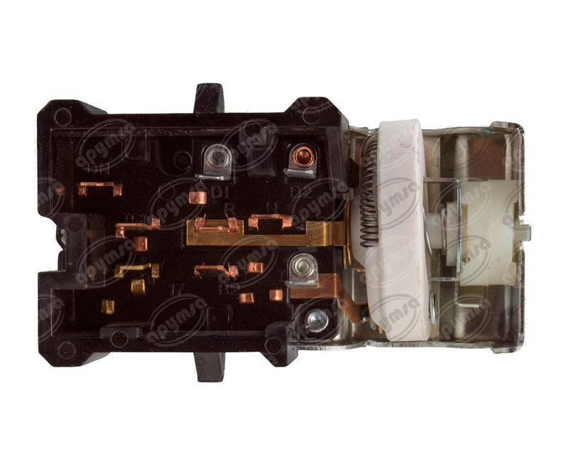 SWITCH / BOTON (INTERRUPTOR) DYNAMIC FORD ECONOLINE ESCORT EXPLORER RANGER TOPAZ F150 AEROSTAR F250 F350 1987/1997 MAZDA Y MERCURY VARIOS MODELOS TIENE 9 TERMINALES = NO HAY EQUIVALENCIA EN BRUCK