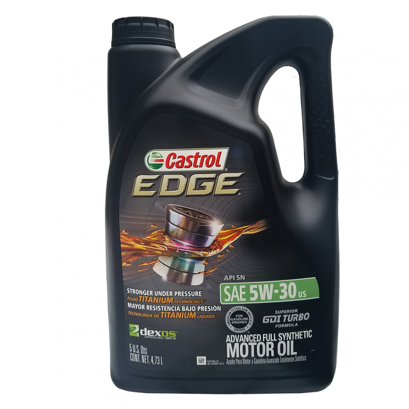 ACEITE SINTETICO CASTROL SAE 5W30 GARRAFA 5 LT ACEITE TOTALMENTE SINTETICO