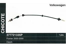 CHICOTE DE CLUTCH (EMBRAGUE) ORIGINAL AGENCIA VOLKSWAGEN POINTER 1.8L 98/08 YUGO SENCILLO = VW315 CAHSA