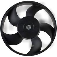 MOTOVENTILADOR CON ASPAS BRUCK VOLKSWAGEN POINTER 96/02 SIN AIRE ACONDICIONADO = 377959455BRUCK
