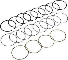 ANILLOS EN STD (ESTÁNDAR) FERROXADO NEGRO HASTINGS CHRYSLER DODGE H100 2.4L 03/05 MOTOR A GASOLINA MITSUBISHI LANCER ECLIPSE 3000GT GALANT 4G64 92/95 2.4L 4 CILINDROS = MAP4638 MORESA