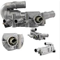 TOMA DE AGUA QUEZADA FORD FIESTA 1.6L 4CIL 05/09 COURIER 1.6L 4CIL 01/10 INCLUYE TERMOSTATO, JUNTA Y BULBO DE TEMPERATURA FABRICADA EN ALUMINIO = KGT586D1T KEEP ON GREEN