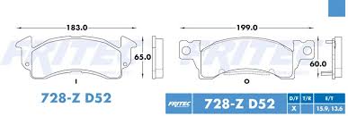 BALATA FRITEC METALICA DELANTERA CHEVROLET ASTRO C10 C15 C30 CAPRICE CHEVELLE CHEVY NOVA G20 IMPALA MALIBU MICROBUS PANEL 30 SUBURBAN = M728AZ FRITEC =M728Z FRITEC