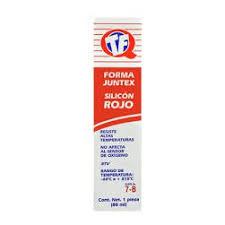 SILICON ROJO QUIMICA TF FORMA JUNTEX RTV TUBO 75G