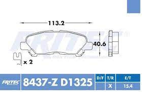 BALATA RAYBESTOS CERAMICA TRASERA TOYOTA HIGHLANDER 08/13 = 8437 FRITEC
