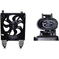 MOTOVENTILADOR CON ASPAS CON TOLVA BRUCK CHEVROLET PONTIAC AVEO 08/11 PONTIAC G3 09/11 CON AIRE ACONDICIONADO 7 ASPAS = 95950465 BRUCK