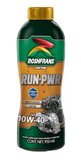 ACEITE MULTIGRADO ROSHFRANS SAE 10W40 BOTELLA 950ML FORMULA CON TITANIO COLOR AMBAR