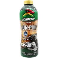 ACEITE MULTIGRADO ROSHFRANS SAE 20W50 BOTELLA 950ML FORMULA CON TITANIO COLOR AMBAR