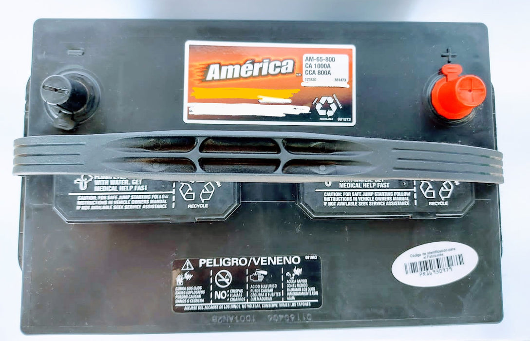 BATERIA 65-800 AMERICA VARIAS APLICACIONES PRECIO A CAMBIO