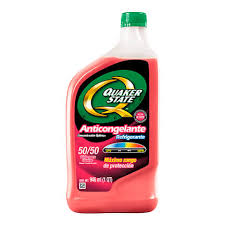 ANTICONGELANTE QUAKER STATE ROSA LISTO PARA USAR BOTELLA 946ML MAYOR CONCENTRACION