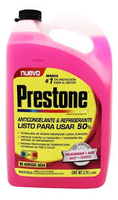 ANTICONGELANTE PRESTONE ROSA LISTO PARA USARSE GARRAFA 3.78L PARA VEHICULOS VOLKSWAGEN AUDI SEAT TOYOTA