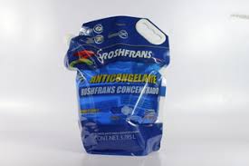 ANTICONGELANTE ROSHFRANS AZUL CONCENTRADO BOLSA 3.785LTS TECNOLOGIA ORGANICA AMIGABLE CON EL MEDIO AMBIENTE