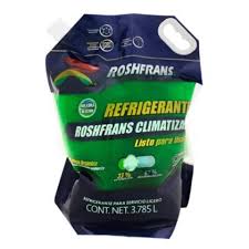 ANTICONGELANTE ROSHFRANS VERDE LISTO PARA USARSE BOLSA 3.785L CLIMATIZADO