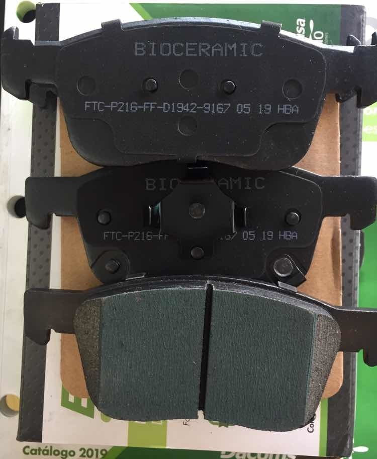 BALATA BIOCERAMIC CERAMICA DELANTERA CHEVROLET AVEO 18/19 = 9167 FRITEC