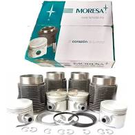 CONJUNTO DE MOTOR MORESA VOLKSWAGEN SEDAN 1992/2004 FUEL INYECTION F/I INCLUYE ANILLOS CROMADOS = CA8341600 MORESA