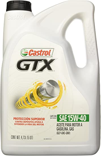 ACEITE MULTIGRADO CASTROL SAE 15W40 GARRAFA 4.73 L