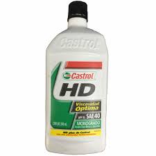 ACEITE MONOGRADO CASTROL SAE 40 BOTELLA 1LT HD VISCOSIDAD OPTIMA