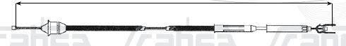 CHICOTE ACELERADOR CAHSA DODGE CHRYSLER W100 5.9L 1988 W150 5.9L 1988 W250 5.9L 1988 W350 5.9L 1988 CHRYSLER PICK UP = CH138 CAHSA