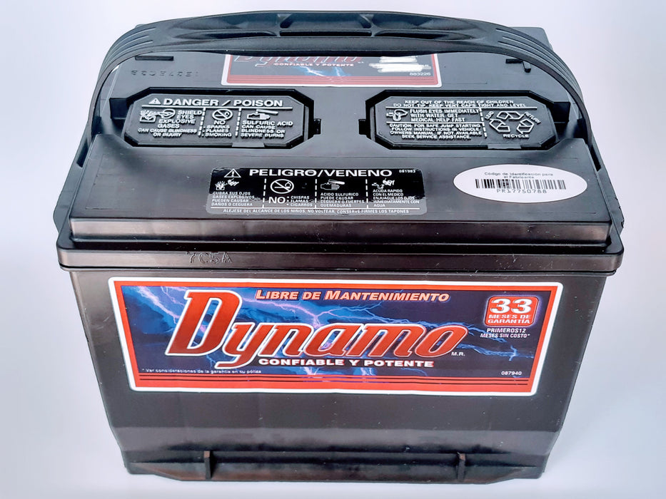 BATERIA 75-475 DYNAMO VARIAS APLICACIONES POSTES DE TORNILLO PRECIO A CAMBIO