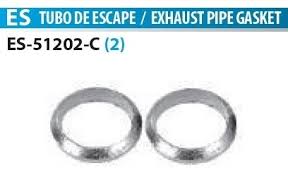 JUNTA TF VICTOR TUBO DE ESCAPE (DONA) CHEVROLET GENERAL MOTORS C2500 C3500 91/97 FORD ECONOLINE 80/97 4.1L Y 4.9L F-250 F-350 F-150 80/97 MICROBUS 91/97 VANETTE 80/97 4.1L Y 4.9L BOLSA CON 10 PIEZAS PRECIO POR PIEZA, VENTA POR PIEZA = ES51202C TF VICTOR