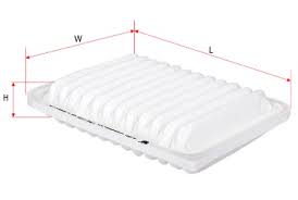 FILTRO AIRE INTERFIL PONTIAC VIBE 09/10 1.8L TOYOTA COROLLA 09/17 1.8L MATRIX 09/14 1.8L YARIS 07/16 1.5L = F101A90 INTERFIL