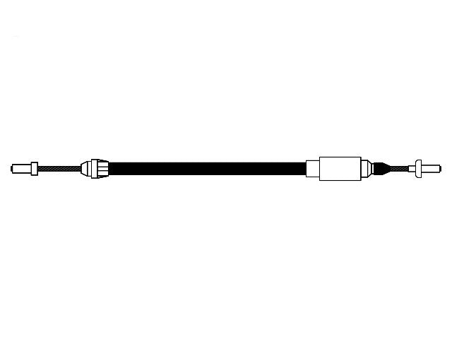 CHICOTE DE CLUTCH (EMBRAGUE) FORD TOPAZ 85/86 = FO301 CAHSA