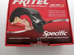 BALATA FRITEC CERÁMICA SPECIFIC TRASERA CHRYSLER DODGE ATTITUDE 06/11 ATTITUDE 12/14 HYUNDAI ACCENT 03/06 GRAND I10 15/17 = 1616 S910 FRITEC