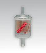 FILTRO GASOLINA GONHER VOLKSWAGEN BRASILIA 74/84 1.6L COMBI 74/87 1.6L = FGI56 INTERFIL