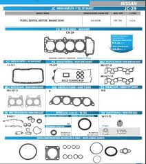 JUNTA TF VICTOR COMPLETO NISSAN SENTRA TSURU 4 CIL 1.6 LTS MOTOR GA16 97/17 DOHC 16 VALVULAS = JC29 TF VICTOR