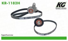 KIT DE DISTRIBUCION INA CHRYSLER DODGE H100 2.4L 4CIL 01/05 MOTOR A GASOLINA = KR1182H KEEP ON GREEN