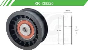 POLEA GUIA DE ACCESORIOS KEEP ON GREEN CHEVROLET GENERAL MOTORS CORSA L4 1.8L 2002-2008 CON DIRECCION HIDRAULICA = KR138220 KEEP ON GREEN