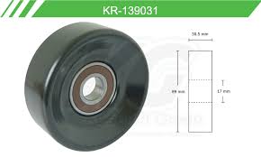 POLEA GUIA DE ACCESORIOS KEEP ON GREEN ACURA CHEVROLET CHRYSLER DODGE FORD GENERAL MOTORS ISUZU JEEP LINCOLN MAZDA MERCURY OLDSMOBILE PONTIAC SAAB TOYOTA = KR139031 KEEP ON GREEN