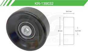 POLEA GUIA DE ACCESORIOS KEEP ON GEEN CHRYSLER DODGE JEEP PLYMOUTH = KR139032 KEEP ON GREEN