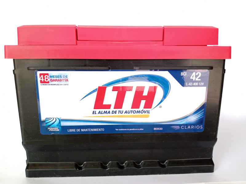 BATERIA 42-400 LTH VARIAS APLICACIONES PRECIO A CAMBIO