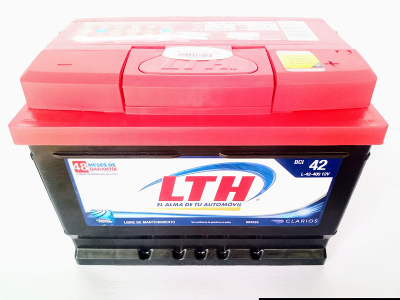 BATERIA 42-400 LTH VARIAS APLICACIONES PRECIO A CAMBIO