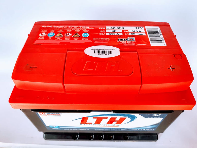 BATERIA 42-500 LTH VARIAS APLICACIONES PRECIO A CAMBIO