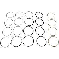 ANILLOS EN STD (ESTÁNDAR) CROMADO MORESA VOLKSWAGEN POINTER 1.8L 1997/2009 DERBY 1.8L 1997/2009 SOHC = MAP5095 MORESA