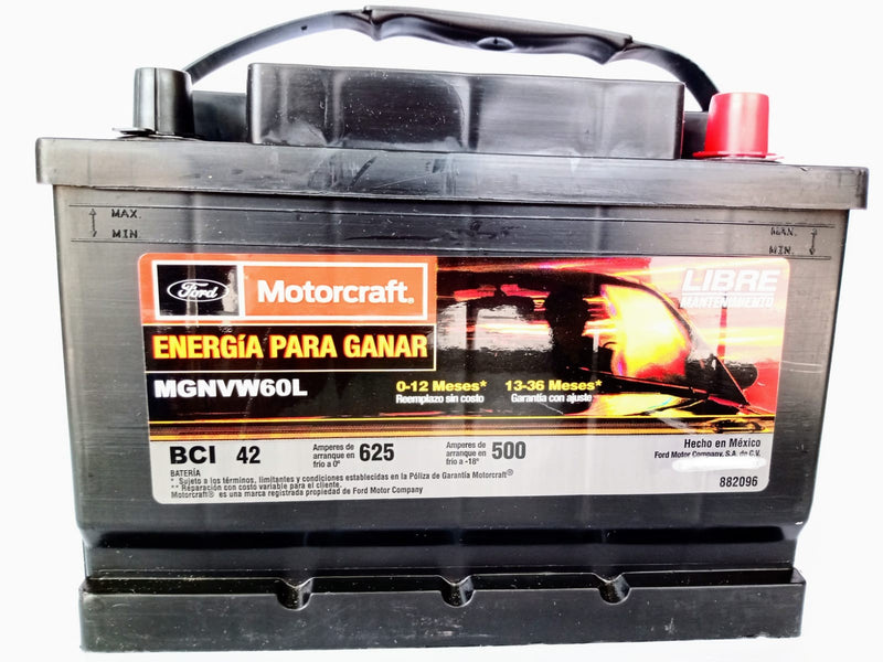 BATERIA 42-650 MOTORCRAFT VARIAS APLICACIONES PRECIO A CAMBIO