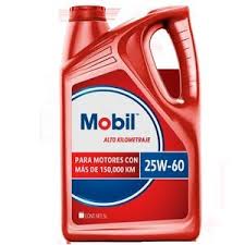 ACEITE MULTIGRADO MOBIL SAE 25W60 GARRAFA 5L ALTO KILOMETRAJE