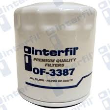 FILTRO ACEITE INTERFIL GENERAL MOTORS CHEVROLET SONOMA ISUZU AMIGO HOMBRE PICK UP RODEO RODEO SPORT TROOPER PONTIAC AZTEK BONNEVILLE FIREBIRD GRAND AM GRAND PRIX MONTANA TRANS SPORT SUZUKI SWIFT = OF3387 INTERFIL