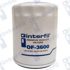 FILTRO ACEITE INTERFIL CHRYSLER DODGE RAM FORD  JAGUAR JEEP = OF3600 INTERFIL