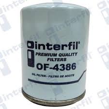 FILTRO ACEITE INTERFIL CHEVROLET GENERAL MOTORS TRACKER NISSAN TSURU III PONTIAC VIBE SUZUKI AERIO SEDAN SX  ESTEEM GRAND VITARA KIZASHI SCROSS SX4 NUEVA VITARA TOYOTA AVANZA CAMRY HIGHLANDER MATRIX RAV4 SOLARA = OF4386 INTERFIL