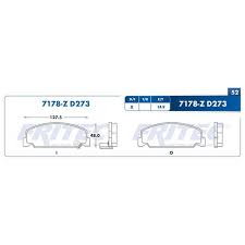 BALATA OEP METALICA DELANTERA HONDA ACCORD 84/85 CIVIC 88/00 CRX 90/91 = 7178 FRITEC