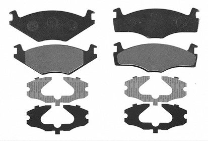 BALATA ROADSTAR SEMIMETALICA DELANTERA  VOLKSWAGEN GOLF A2 86/89 GOLF A2 90/92 JETTA A2 90/92 JETTA A3 1995 PARA DISCO SOLIDO = 7209 D280 FRITEC