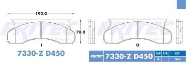 BALATA FRITEC DELANTERA CERAMICA SPECIFIC FORD F350 76/91 FORD E250 ECONOLINE 1990/1991 E350 ECONOLINE 1990/1991 F250 1990/1994 F350 1990/1994 F350 1 TONELADA 4WD 1989/1992 F350 1 TONELADA 2WD 1989/1992 = 7054 7330 FRITEC